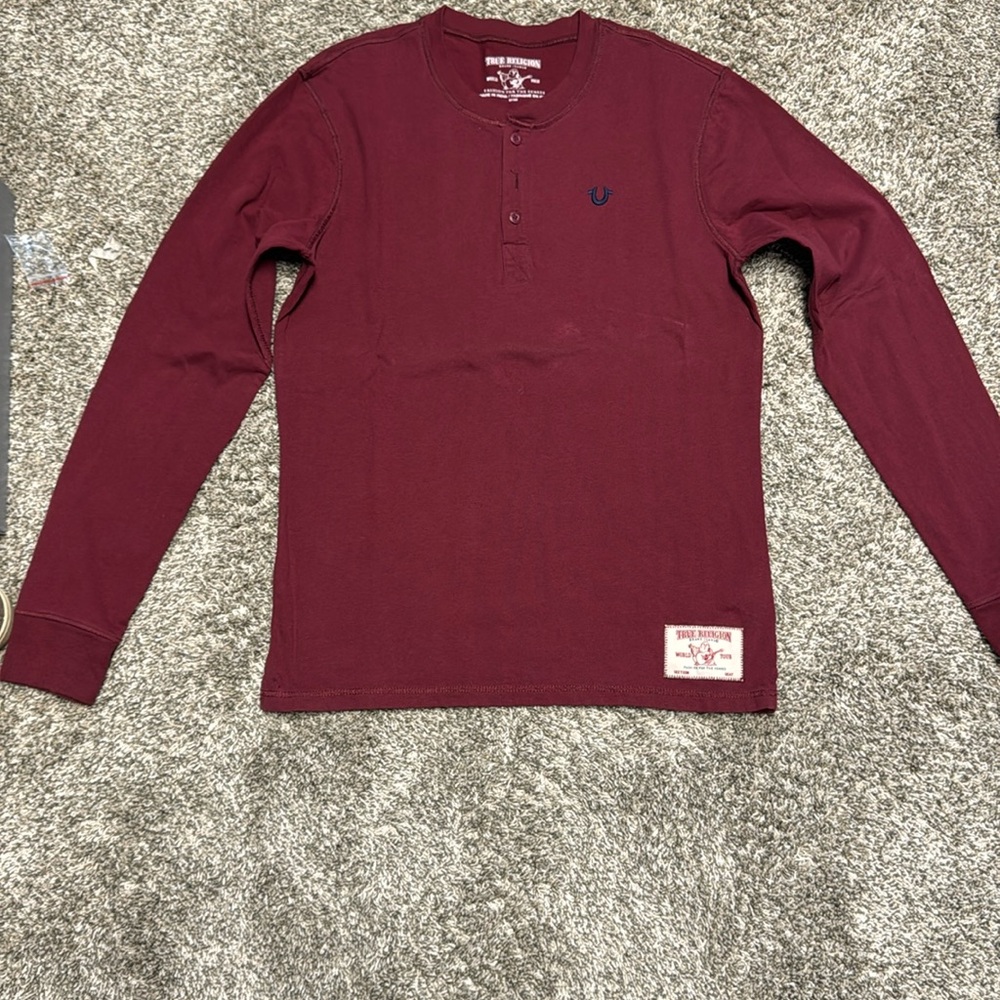 True religion men’s long sleeve tshirt